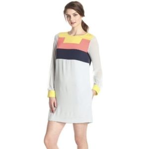 BCBGMaxAzria Cally Color Block Dress, Size S